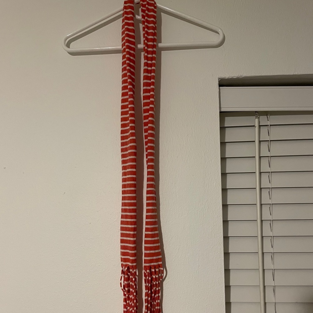 Womens Striped Scarf
